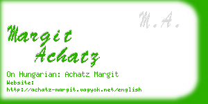 margit achatz business card